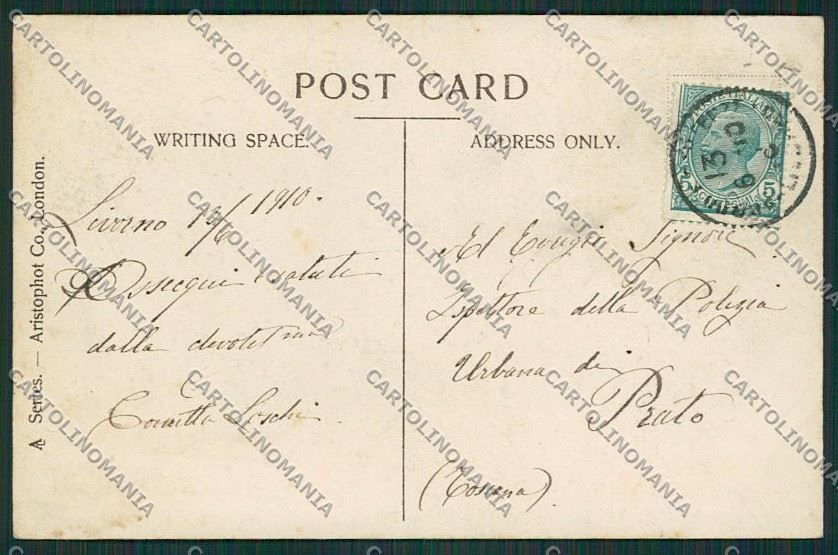 Isle of Man Flag Real Photo postcard KS0598 – retro