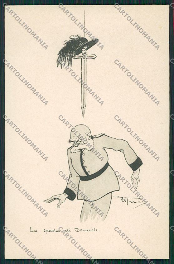 WW1 WWI Propaganda Kaiser Bersaglieri postcard KS0802 – fronte