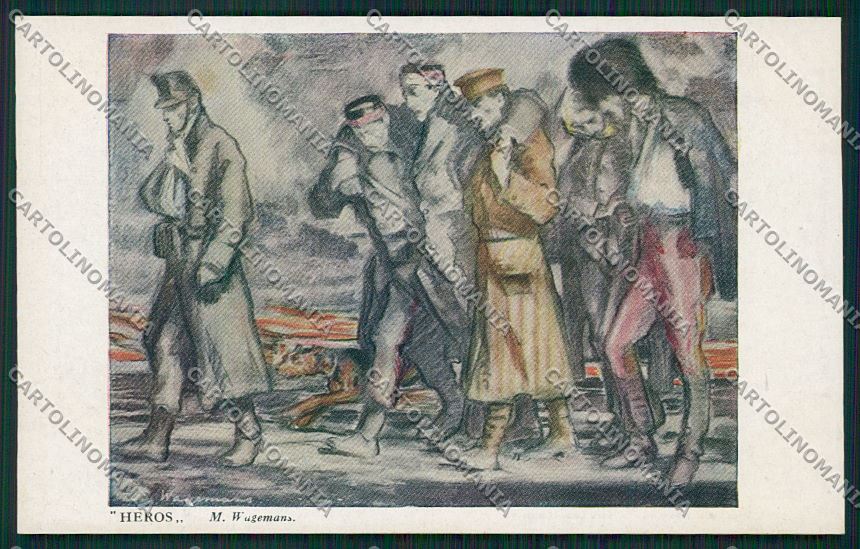 WW1 WWI Propaganda Wagemans postcard KS0872 – fronte