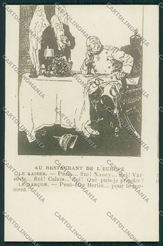 WW1 WWI Propaganda German Kaiser Real Photo postcard KS1069 – fronte