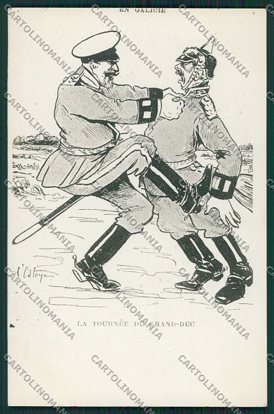 WW1 WWI Propaganda German Kaiser Real Photo postcard KS1070 – fronte