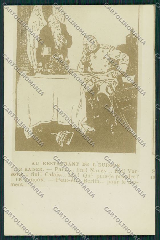 WW1 WWI Propaganda German Kaiser Real Photo postcard KS1085 – fronte
