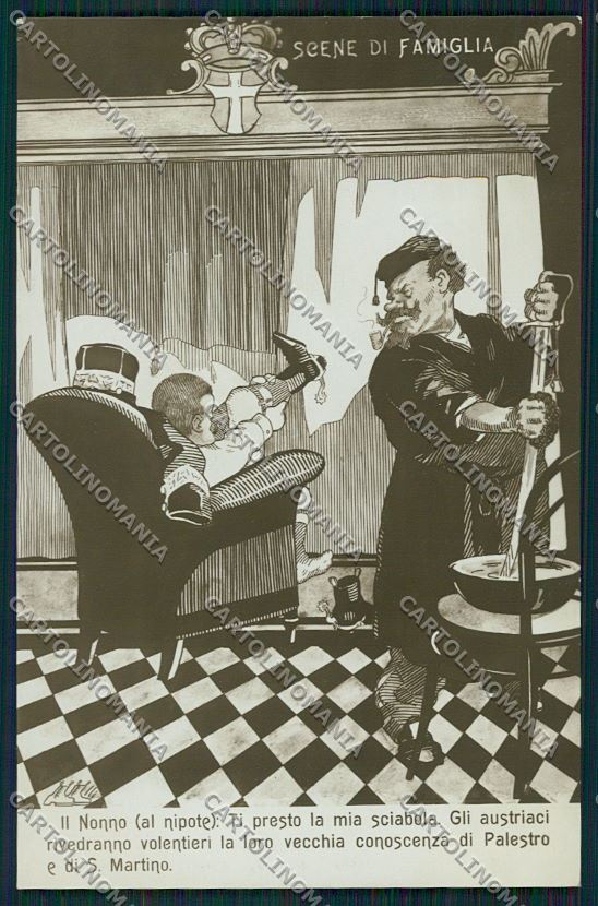 WW1 WWI Propaganda Savoia Real Photo Scarpelli postcard KS1201 – fronte