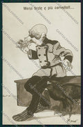 WW1 WWI Propaganda Kaiser Franz Joseph Norfini Mario Real Photo postcard KS1204 – fronte