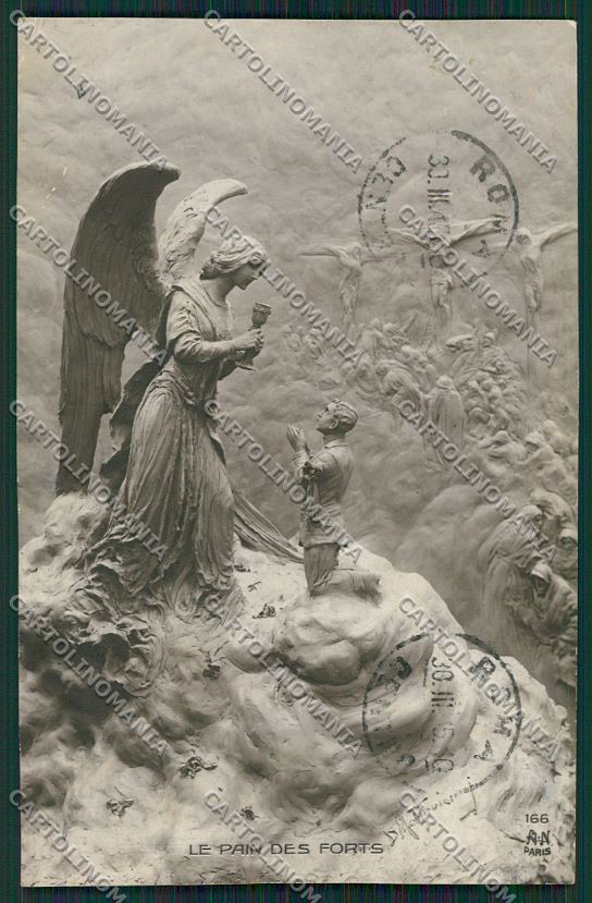 WW1 WWI Propaganda Angel Mastroianni Real Photo postcard KS1318 – fronte