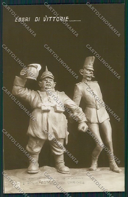 WW1 WWI Propaganda Anti German Real Photo postcard KS1354 – fronte