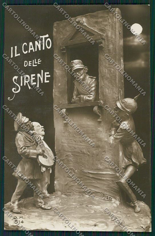 WW1 WWI Propaganda Savoia Real Photo Rizzi postcard KS1356 – fronte