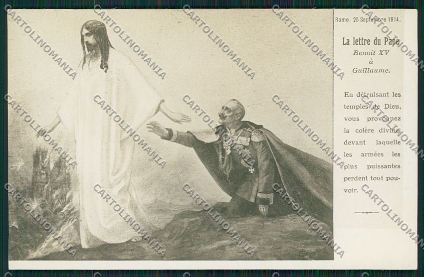 WW1 WWI Propaganda German Kaiser Real Photo postcard KS1440 – fronte