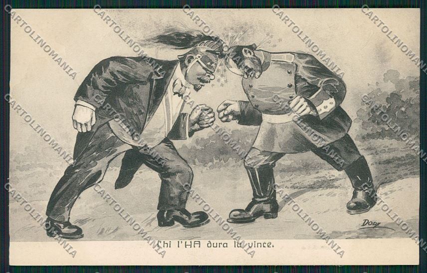 WW1 WWI Propaganda German Kaiser Dody postcard KS1610 – fronte