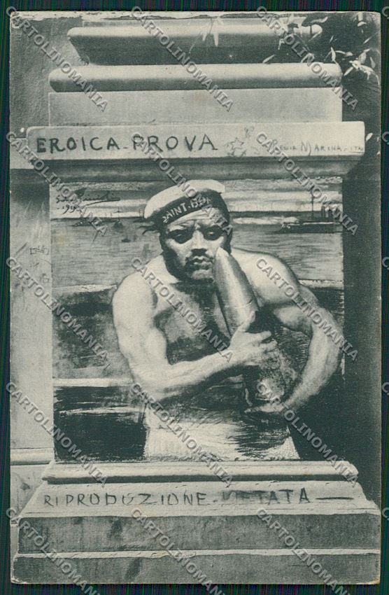 WW1 WWI Propaganda Marina Militare Firenze Piccioli postcard KS1762 – fronte