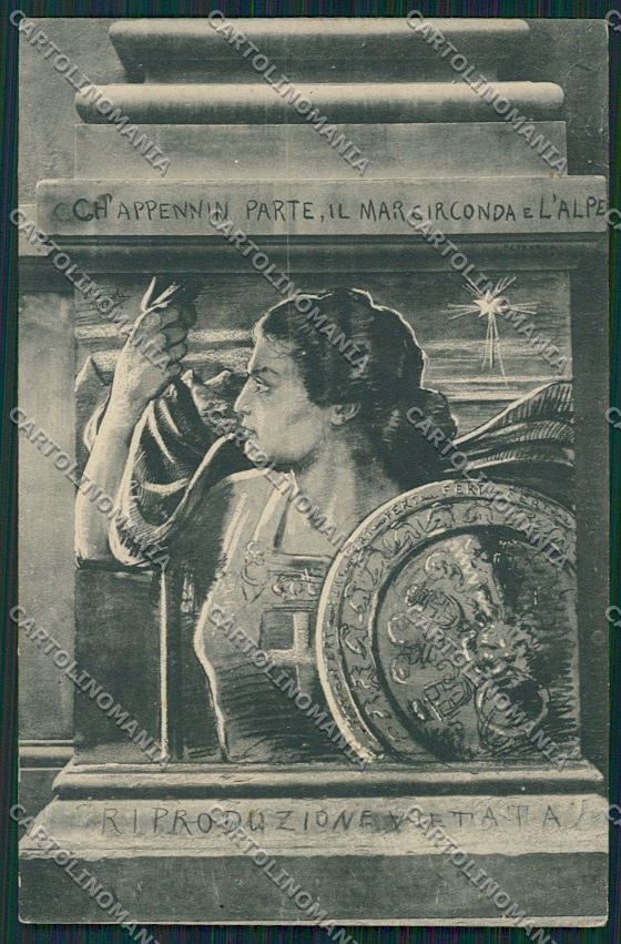WW1 WWI Propaganda Firenze Piccioli postcard KS1767 – fronte