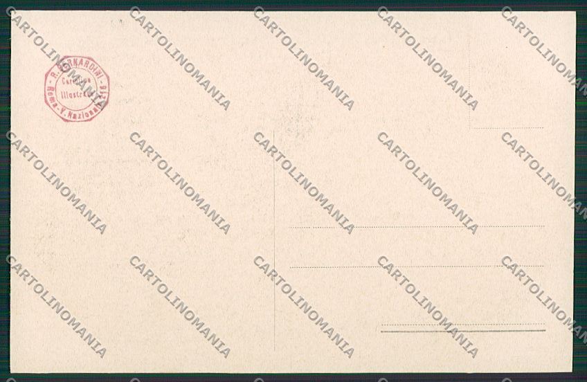 WW1 WWI Propaganda Kaiser Biscaretti Bersaglieri Trieste postcard KS1776 – retro