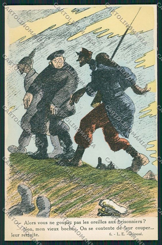 WW1 WWI Propaganda German Kaiser Morris postcard KS1848 – fronte