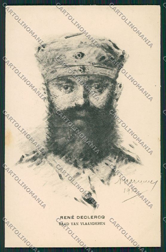 WW1 WWI Propaganda Belgium Soldier Van Vlaanderen postcard KS1856 – fronte
