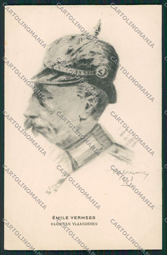 WW1 WWI Propaganda Belgium Soldier Van Vlaanderen postcard KS1857 – fronte