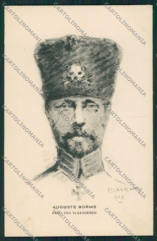 WW1 WWI Propaganda Belgium Soldier Van Vlaanderen postcard KS1858 – fronte