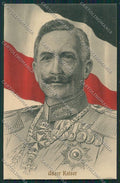 WW1 WWI Propaganda German Kaiser Military Flag postcard KS1872 – fronte
