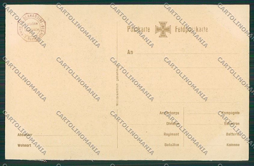 WW1 WWI Propaganda German Kaiser Military Beseler Flag postcard KS1875 – retro