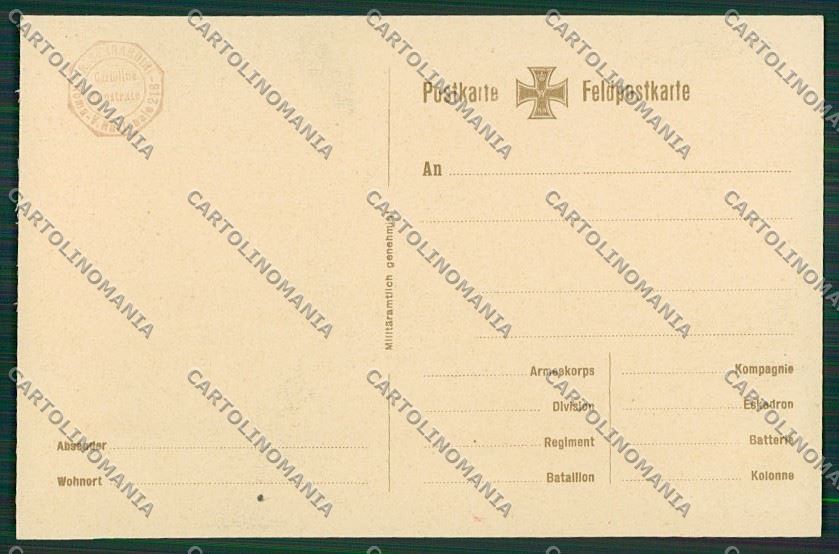 WW1 WWI Propaganda German Kaiser Military Goltz Flag postcard KS1881 – retro
