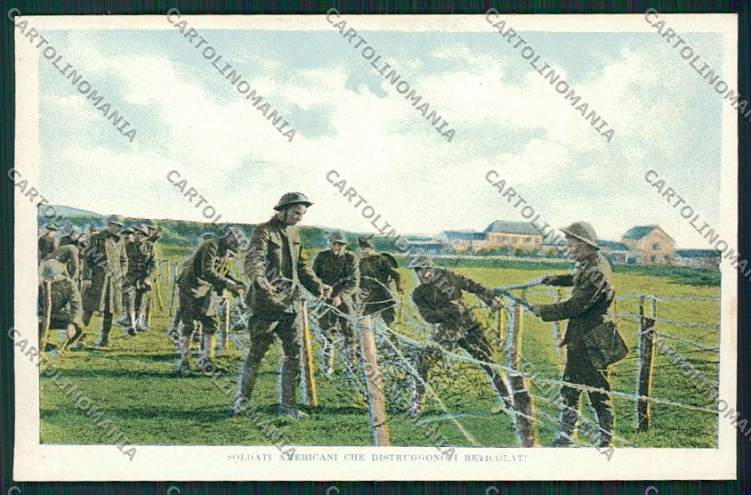 WW1 WWI Propaganda American Soldier postcard KS2039 – fronte