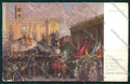 WW1 WWI Propaganda Roma Campidoglio PIN HOLE SPOT Pennasilico postcard KS2046 – fronte