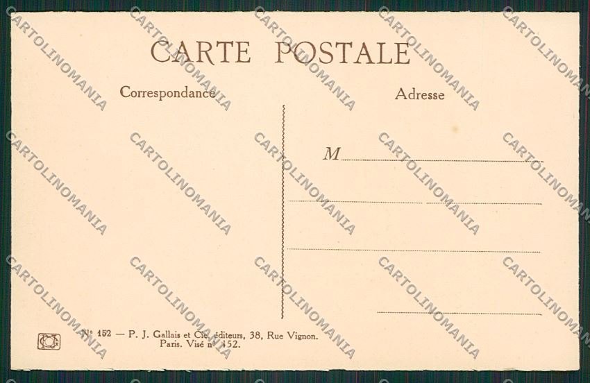 WW1 WWI French Propaganda Forain postcard KS2098 – retro
