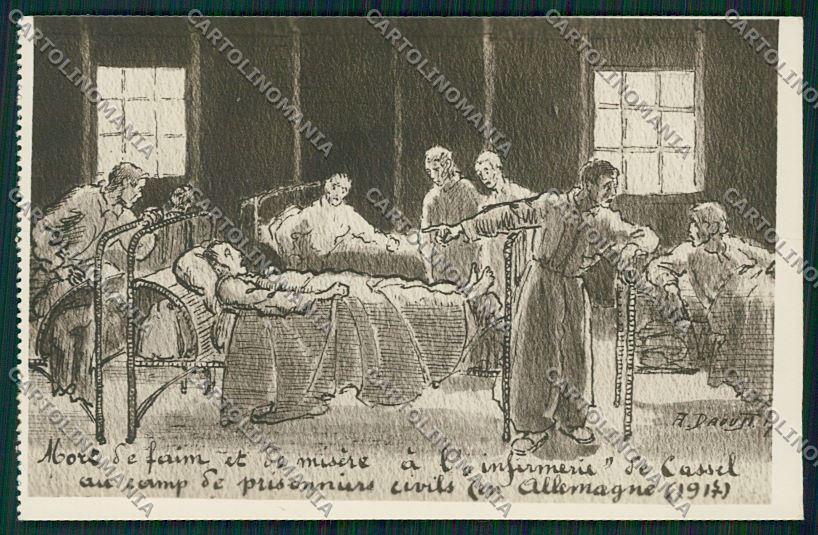 WW1 WWI Propaganda Cassel Civil Prisoners Camp German Real Photo postcard KS2110 – fronte