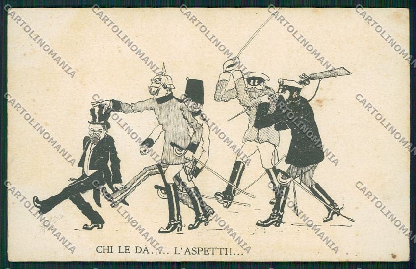 WW1 WWI Propaganda German Kaiser Orsi postcard KS2194 – fronte