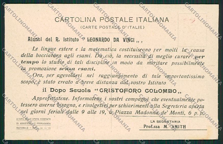 WW1 WWI Propaganda Roma Anti German Sacchetti postcard KS2198 – retro