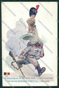 WW1 WWI Propaganda Anti German LVC postcard KS2566 – fronte