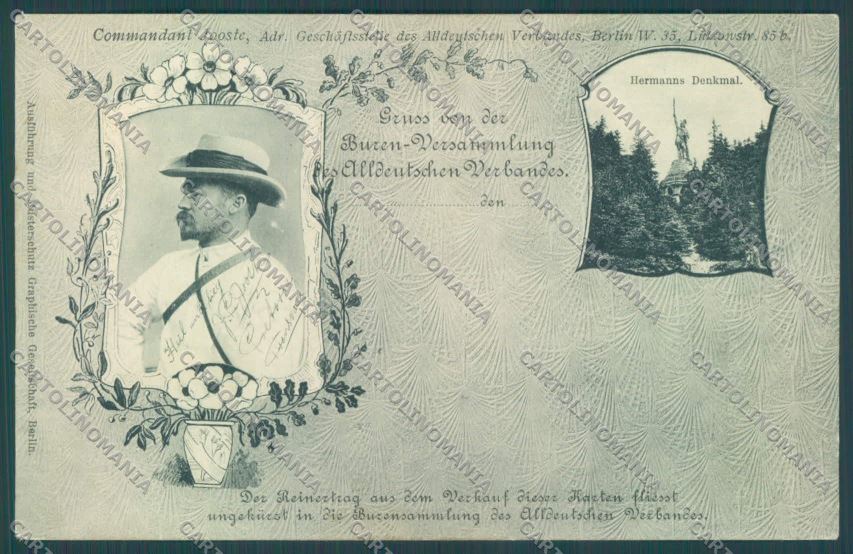 Military Anglo Boer War Transvaal Jooste postcard cartolina KS2924 – fronte