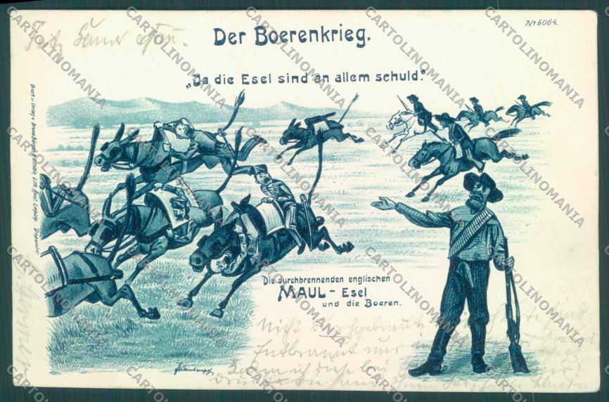 Military Anglo Boer War Transvaal Kleinhempel postcard cartolina KS2962 – fronte