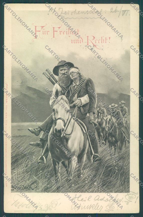 Anglo Boer War Transvaal Mailick postcard cartolina KS3010 – fronte