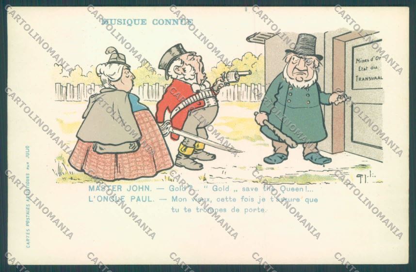 Anglo Boer War Transvaal postcard Kruger cartolina KS3031 – fronte
