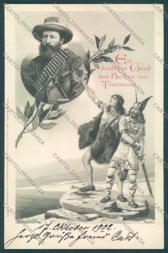 Anglo Boer War Transvaal Mailick postcard cartolina KS3052 – fronte