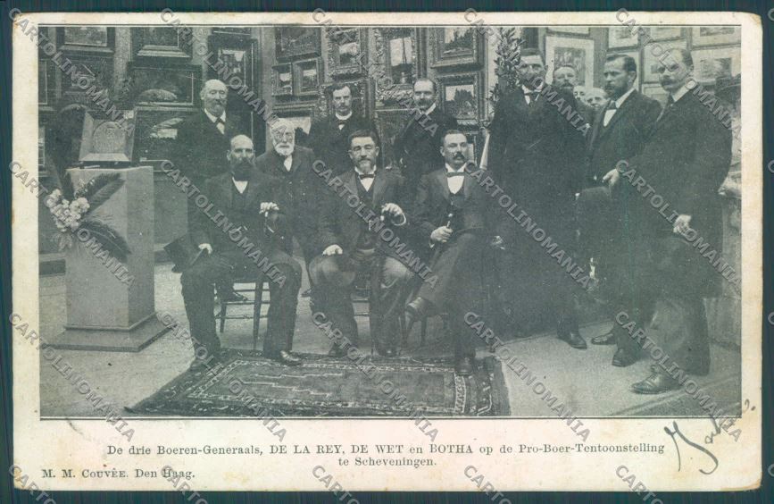 Anglo Boer War Transvaal De Wet Botha De La Rey postcard cartolina KS3060 – fronte