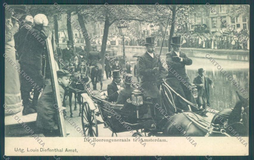Anglo Boer War Transvaal Amsterdam postcard cartolina KS3063 – fronte
