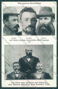 Anglo Boer War Transvaal Botha Wet De La Rey postcard cartolina KS3089 – fronte