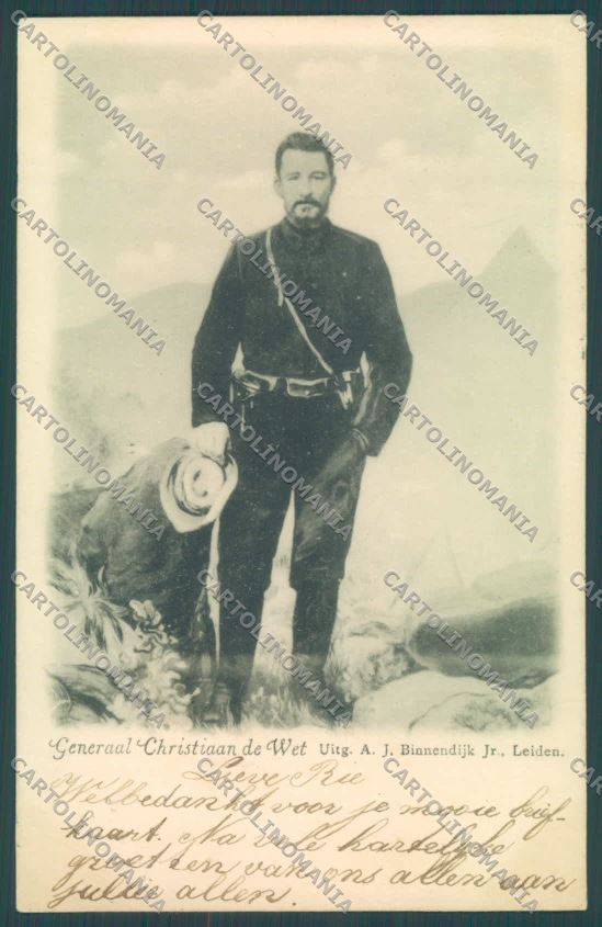 Anglo Boer War Transvaal De Wet postcard cartolina KS3099 – fronte