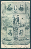 Anglo Boer War Transvaal Kruger Steijn TRIMMED postcard cartolina KS3101 – fronte