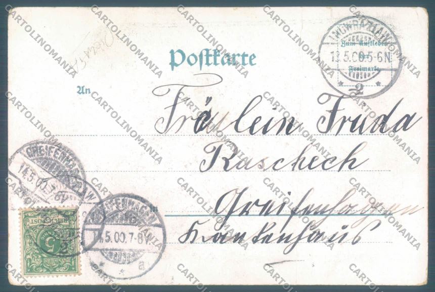 Anglo Boer War Transvaal Kriegsschauplatz CREASED postcard cartolina KS3188 – retro