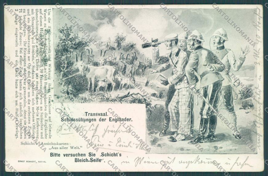 Anglo Boer War Transvaal postcard cartolina KS3200 – fronte