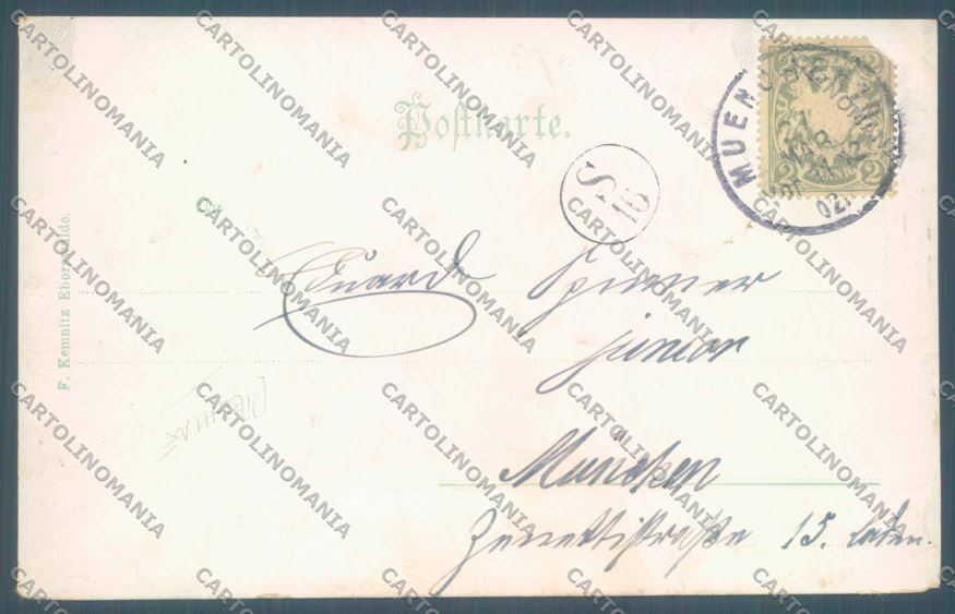 Anglo Boer War Transvaal Johannesburg Train CREASES postcard cartolina KS3219 – retro