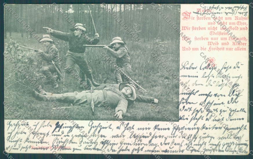 Anglo Boer War Transvaal TEARS CREASE postcard cartolina KS3222 – fronte