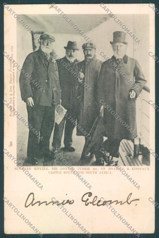 Anglo Boer War Transvaal Kipling Kinsfaun Currie postcard cartolina KS3247 – fronte