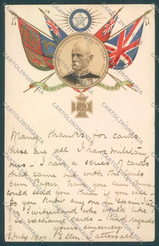 Anglo Boer War Transvaal Flag postcard cartolina KS3248 – fronte