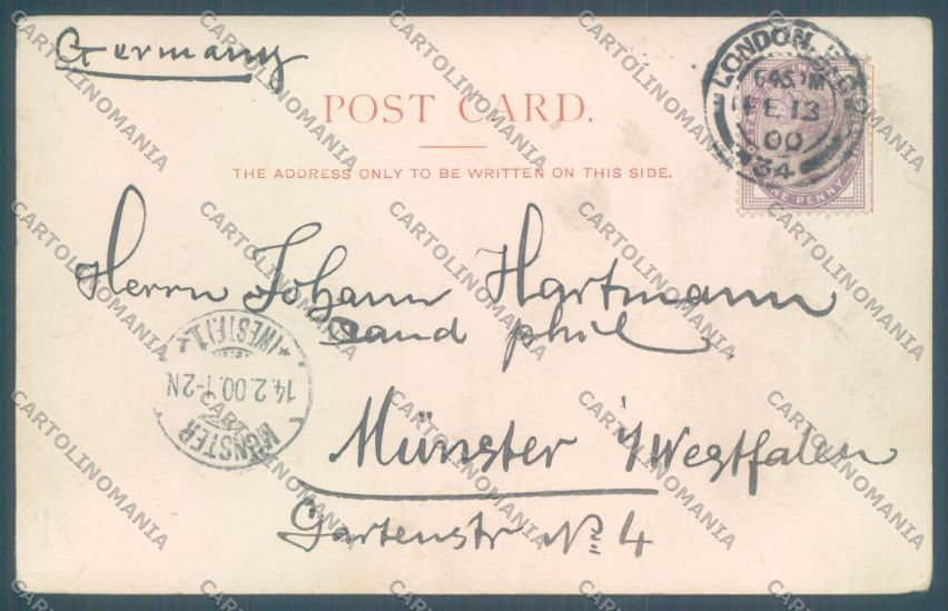 Anglo Boer War Transvaal Chamberlain postcard cartolina KS3255 – retro