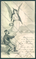 Anglo Boer War Transvaal Angel TRIMMED postcard cartolina KS3317 – fronte