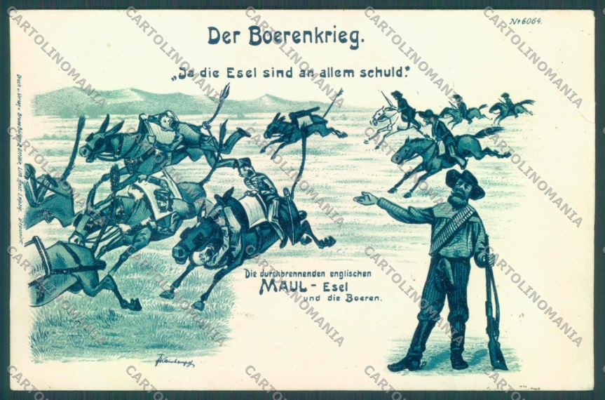 Anglo Boer War Transvaal Kleinhempel LITTLE TEAR postcard cartolina KS3353 – fronte