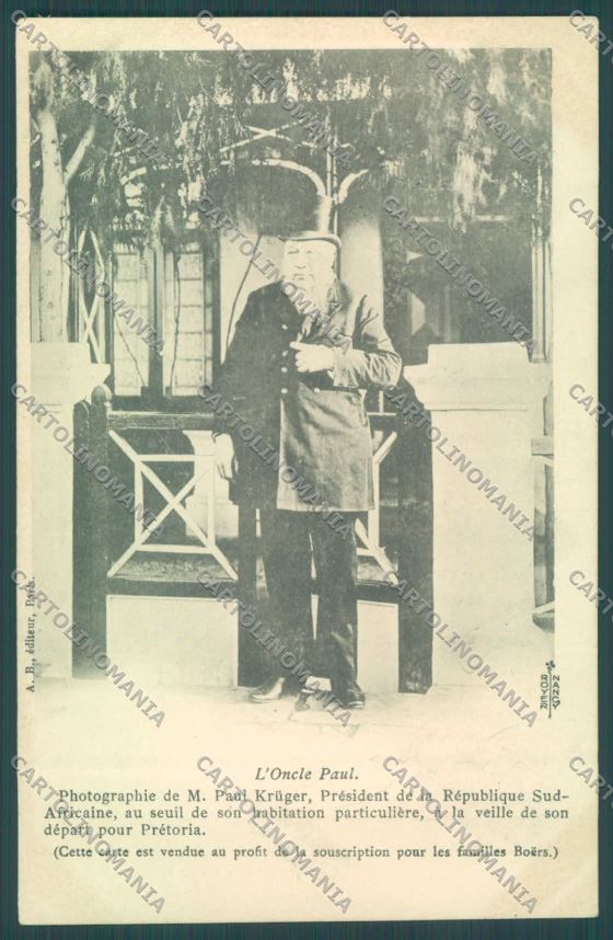 Anglo Boer War Transvaal Kruger postcard cartolina KS3364 – fronte
